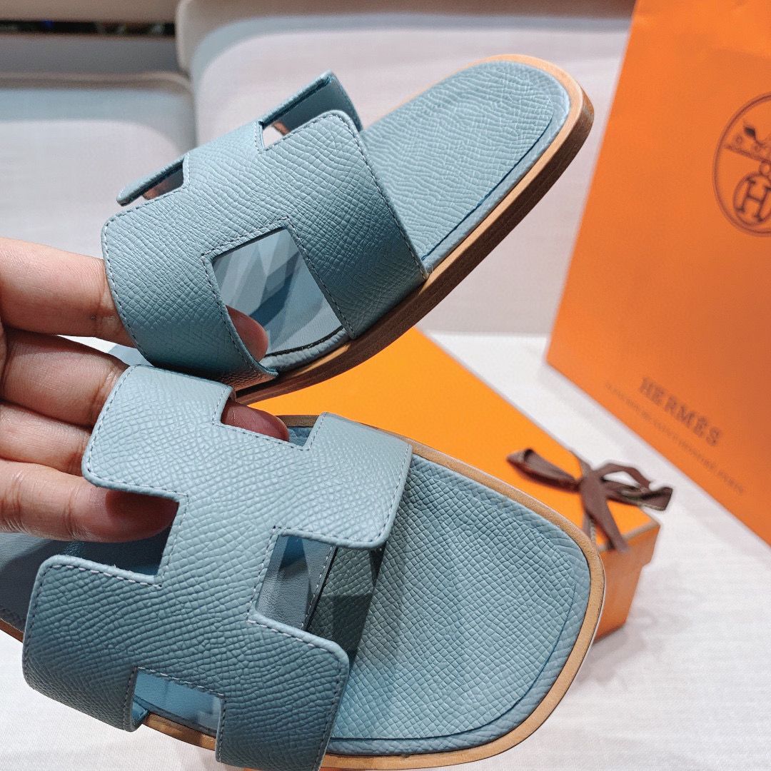 Hermes Shoes H2356 Light Blue