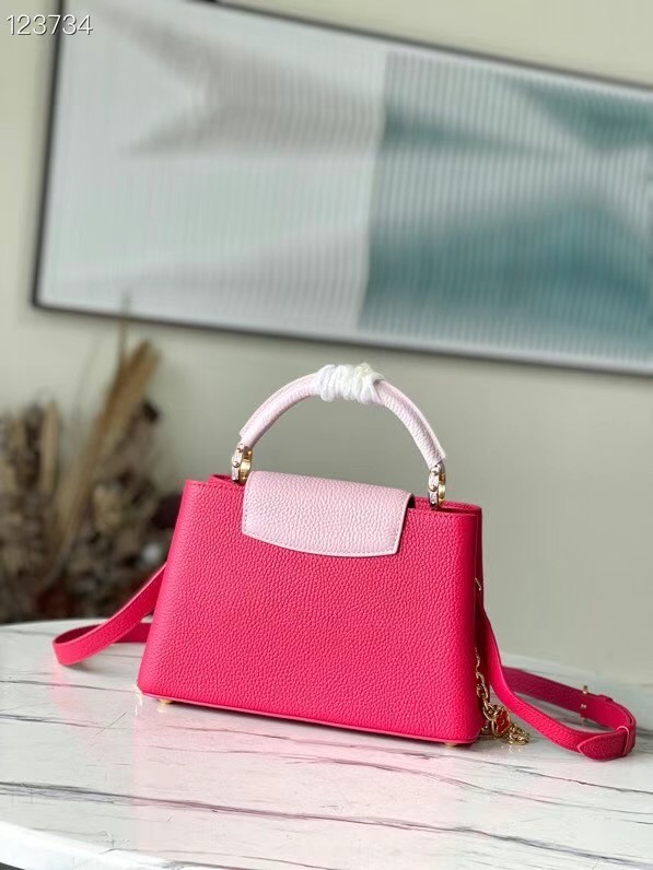 Louis Vuitton CAPUCINES BB M48865 rose&pink