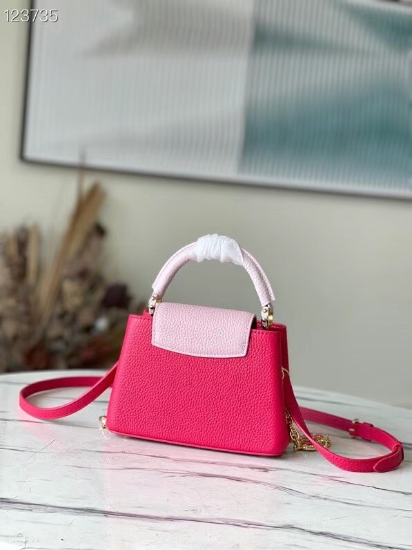 Louis Vuitton CAPUCINES MINI M20708 rose&pink