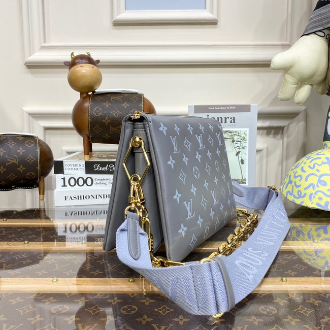 Louis Vuitton COUSSIN MM M20771 Grey&blue