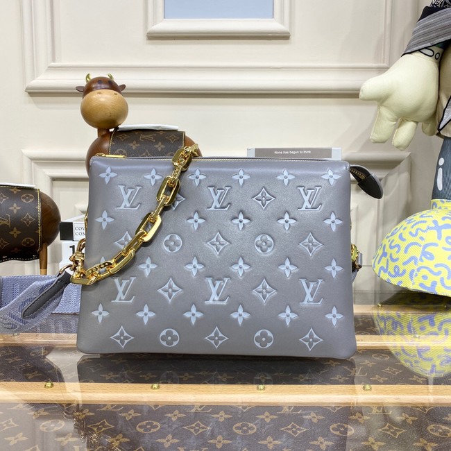 Louis Vuitton COUSSIN MM M20771 Grey&blue