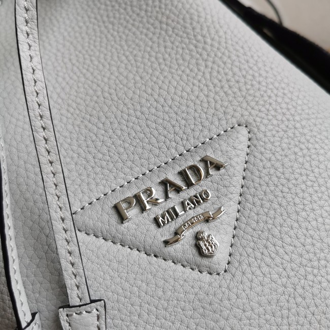 Prada leather Shoulder Bag 1BE060 gray