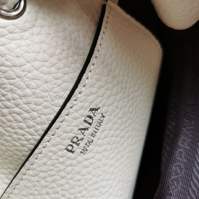 Prada leather Shoulder Bag 1BE060 white