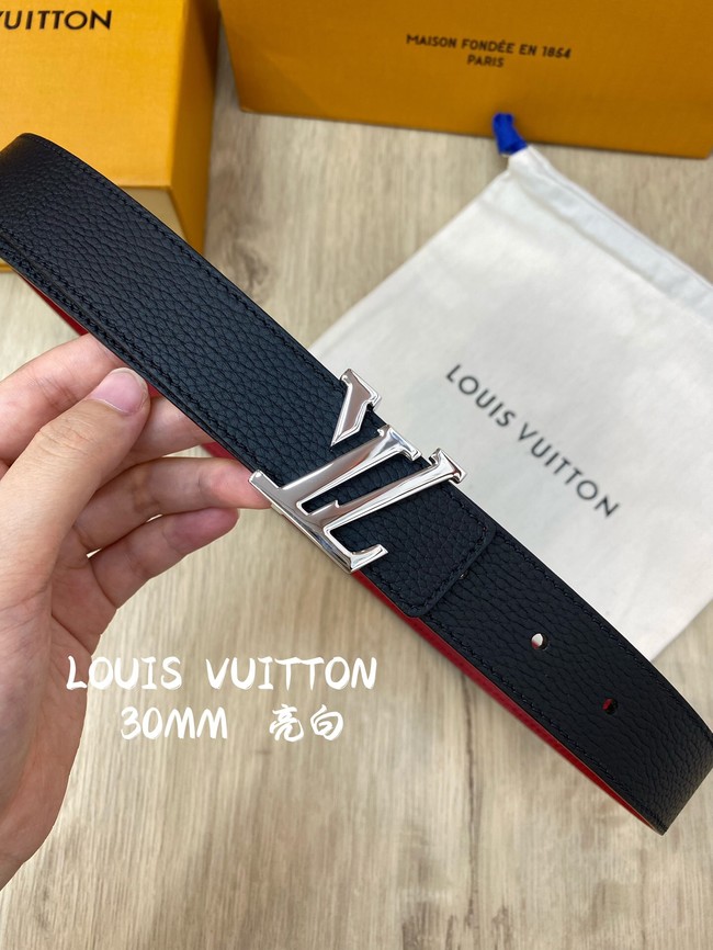 Louis Vuitton 30MM Leather Belt 7097-3