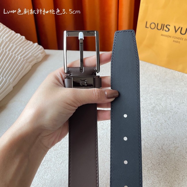 Louis Vuitton 35MM Leather Belt 7098-1