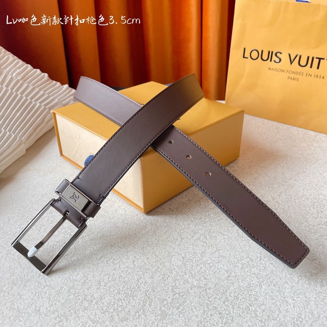 Louis Vuitton 35MM Leather Belt 7098-1