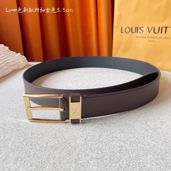 Louis Vuitton 35MM Leather Belt 7098-2