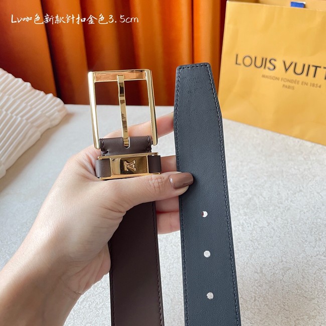 Louis Vuitton 35MM Leather Belt 7098-2