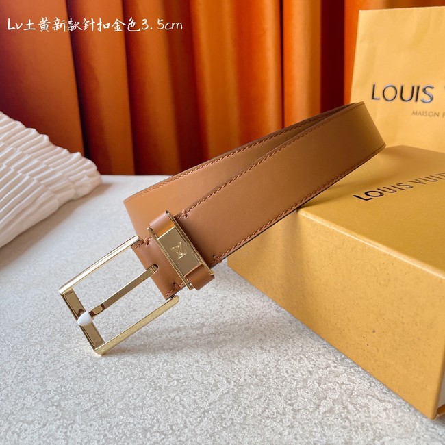 Louis Vuitton 35MM Leather Belt 7098-8