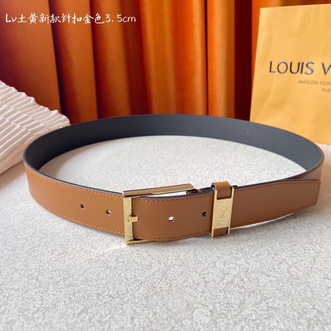 Louis Vuitton 35MM Leather Belt 7098-8