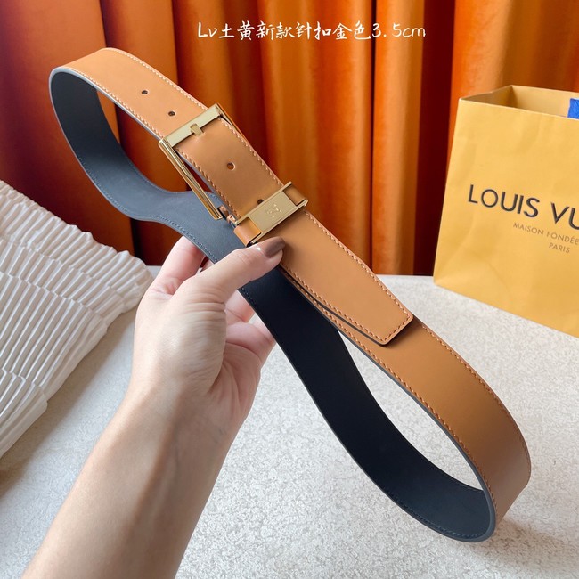 Louis Vuitton 35MM Leather Belt 7098-8