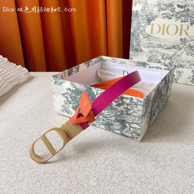 Dior 20MM Leather Belt 7102-2