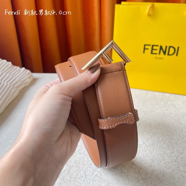 Fendi Leather 40MM Belt 7104-1