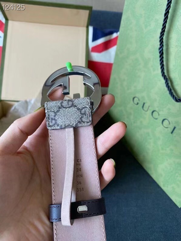 Gucci 30MM Leather Belt 7107-1