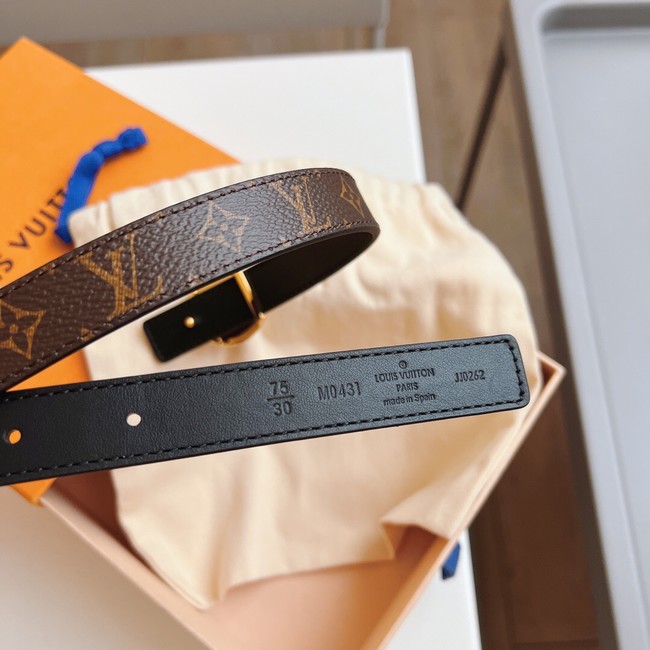 Louis Vuitton 20MM Leather Belt 7108-1