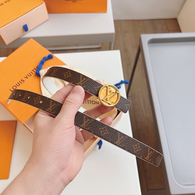 Louis Vuitton 20MM Leather Belt 7108-4