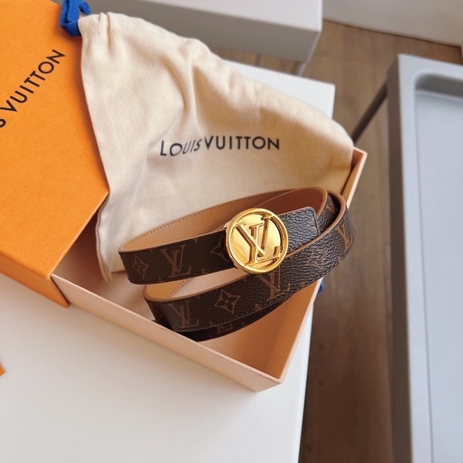Louis Vuitton 20MM Leather Belt 7108-9