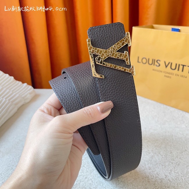 Louis Vuitton 40MM Leather Belt 7099-5