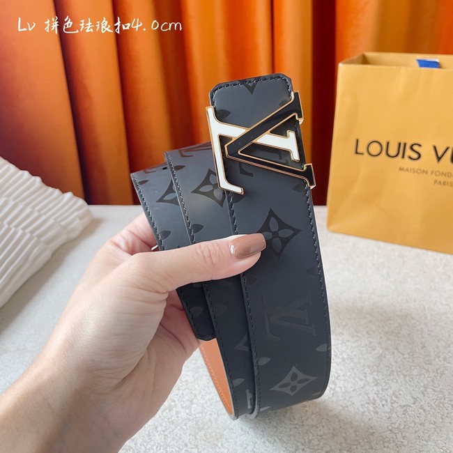 Louis Vuitton 40MM Leather Belt 7100-3