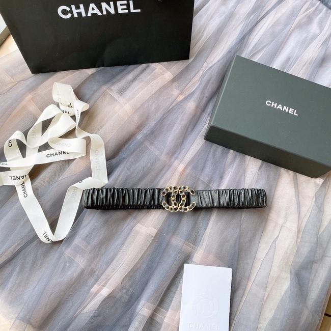 Chanel 30MM Leather Belt 7114-2