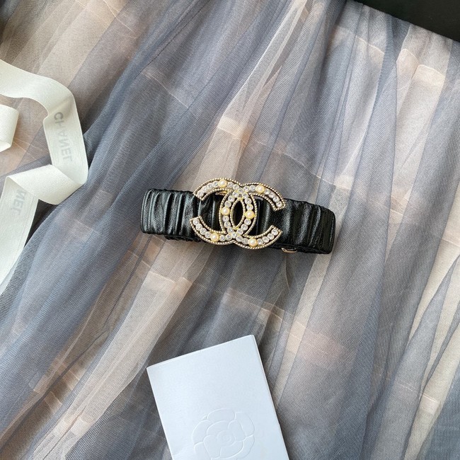 Chanel 30MM Leather Belt 7114-3