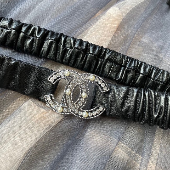 Chanel 30MM Leather Belt 7114-3