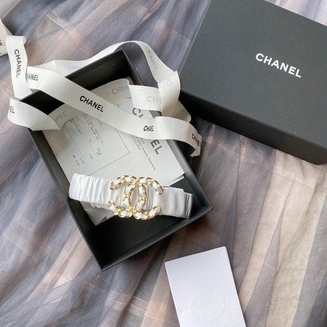 Chanel 30MM Leather Belt 7114-4