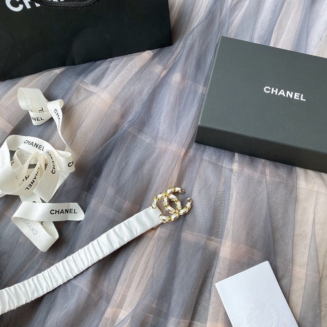 Chanel 30MM Leather Belt 7114-4