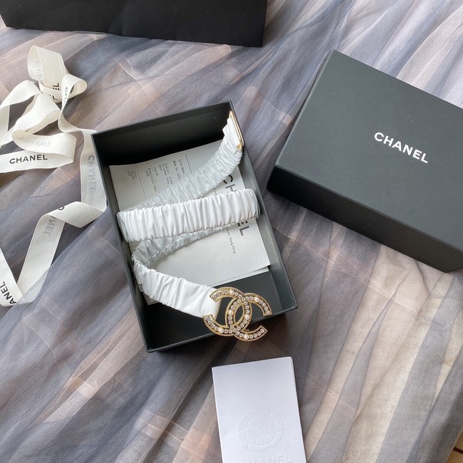 Chanel 30MM Leather Belt 7114-4