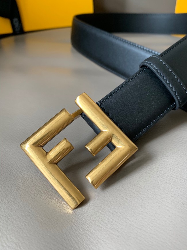 Fendi 34MM Leather Belt 7113-1