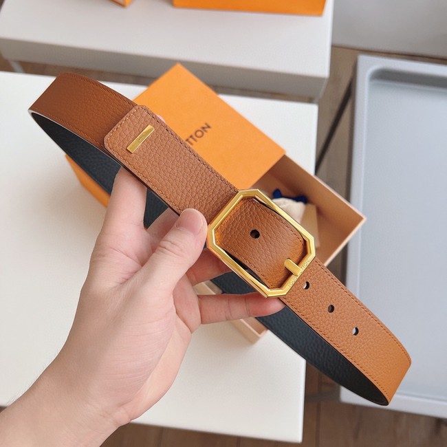 Louis Vuitton 35MM Leather Belt 7110-1