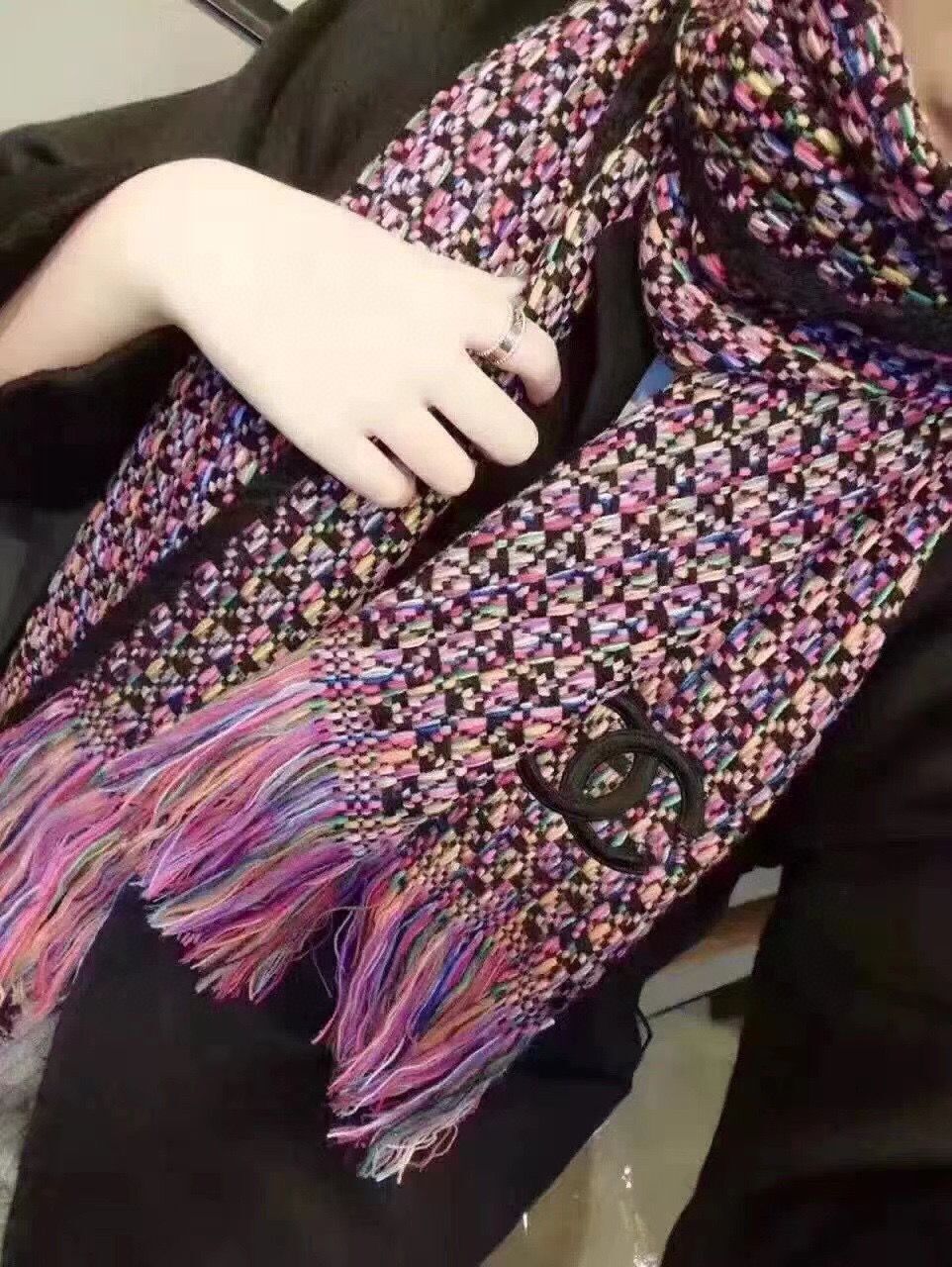 Chanel Wool Scarf CS56981 Colors