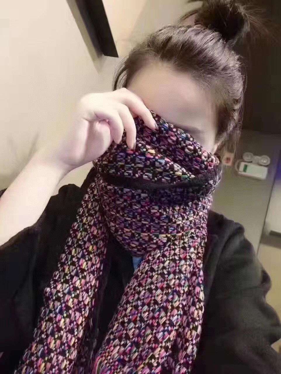 Chanel Wool Scarf CS56981 Colors