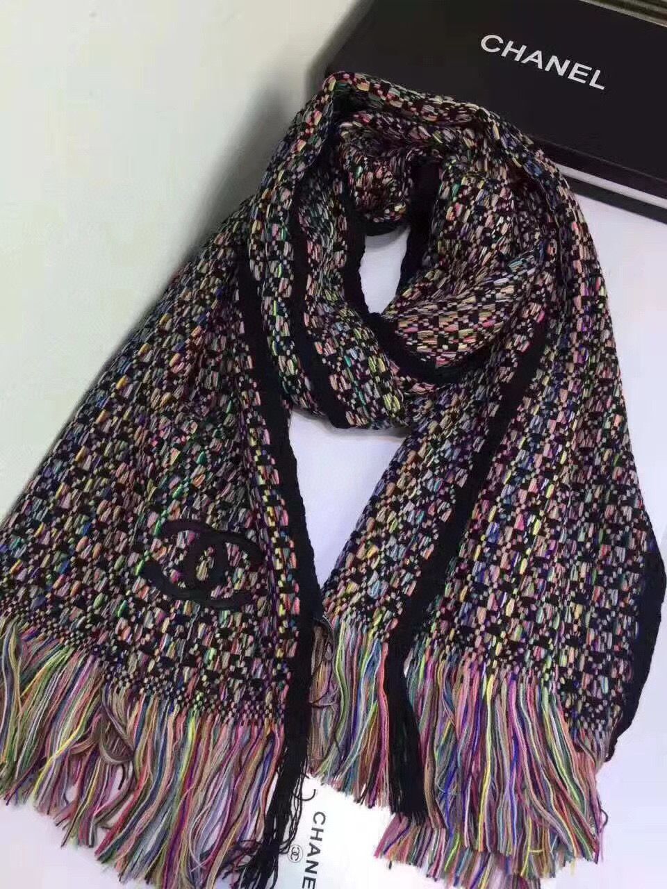 Chanel Wool Scarf CS56981 Colors