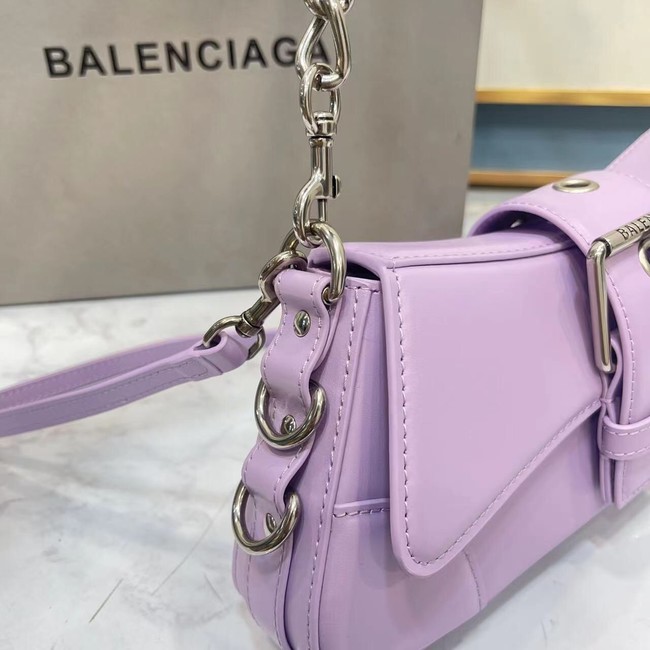 Balenciaga HOURGLASS SMALL TOP HANDLE BAG 6088 purple