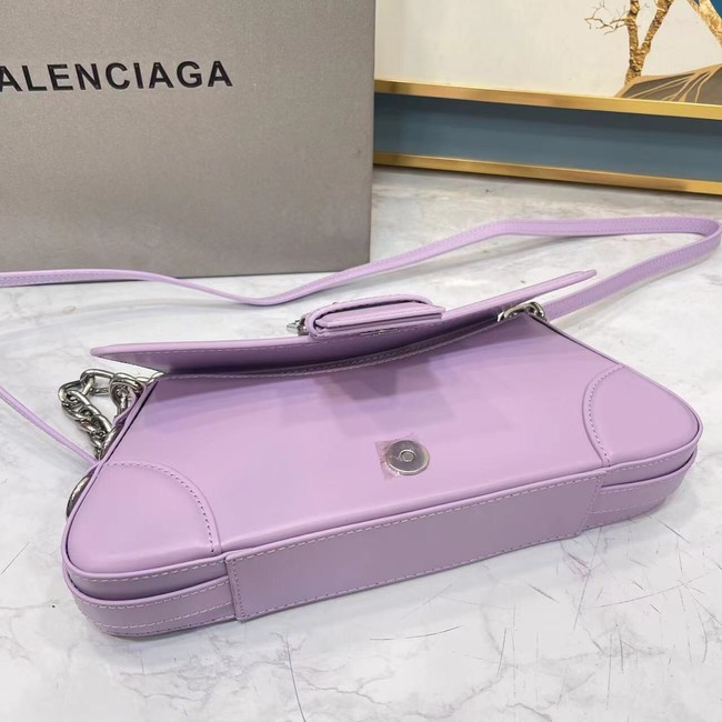 Balenciaga HOURGLASS SMALL TOP HANDLE BAG 6088 purple