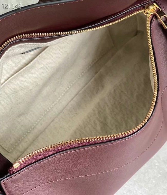 Loewe Original Leather Bag LE10188 Burgundy