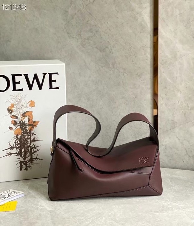 Loewe Original Leather Bag LE10188 Burgundy