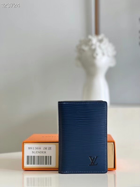 Louis Vuitton POCKET ORGANIZER M81368 blue