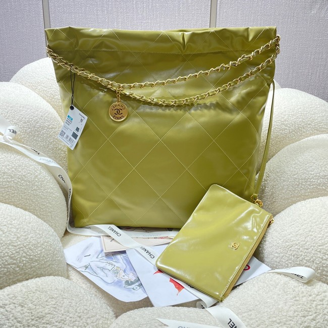 CHANEL 22 HANDBAG AS3262 lemon