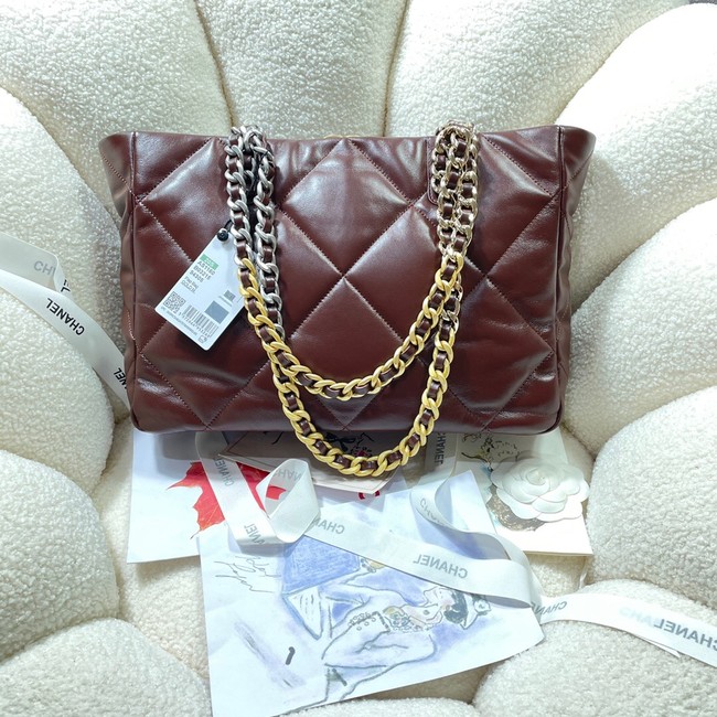 CHANEL 19 SHOPPING BAG 3660 Burgundy