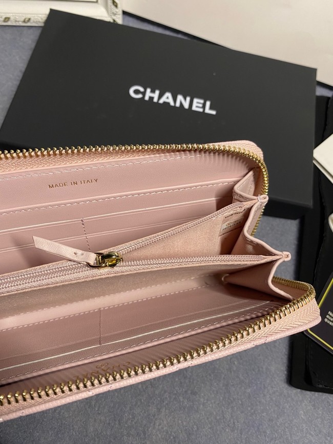 Chanel Calfskin Leather & Gold-Tone Metal AP2739 pink