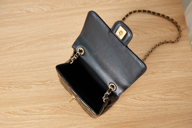 Chanel MINI FLAP BAG AS3647 black