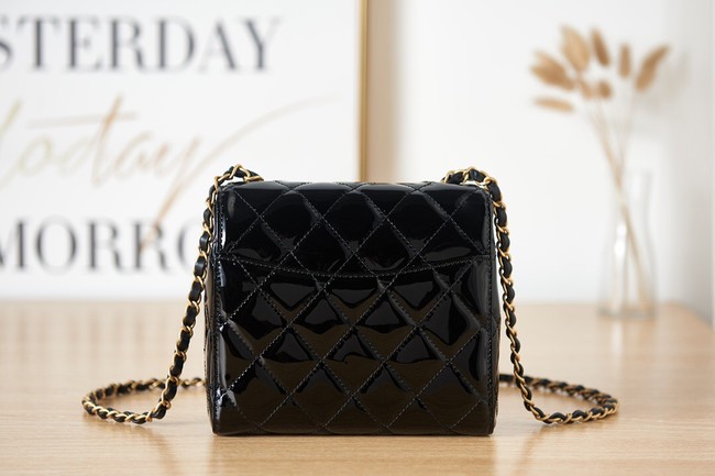 Chanel MINI FLAP BAG AS3647 black