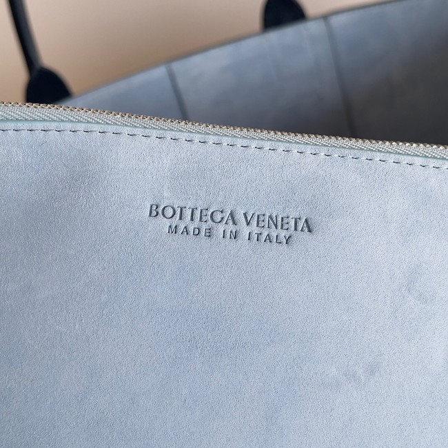 Bottega Veneta ARCO TOTE Large intrecciato grained leather tote bag 652868 blue