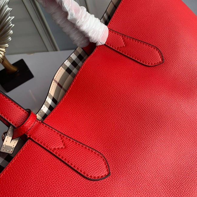 BurBerry Leather Shoulder Bag 6351 red