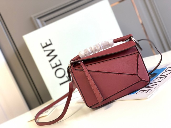 Loewe mini Puzzle Bag Original Leather 6124 red