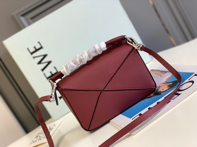 Loewe mini Puzzle Bag Original Leather 6124 red