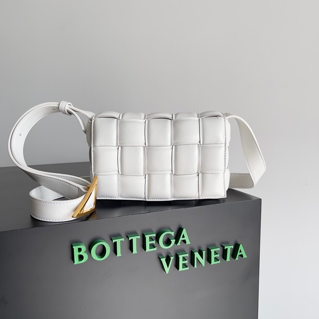 Bottega Veneta Small Padded Cassette 717506 white