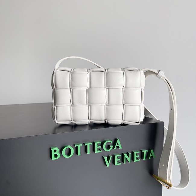 Bottega Veneta Small Padded Cassette 717506 white